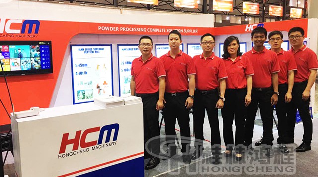  桂林鴻程攜先進立磨參展第121屆廣交會征戰國際市場！